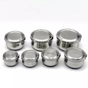 스텐 반찬통 밀폐용기 냉장고 찬통 3호 650ml 김치통 통 밀폐 스텐