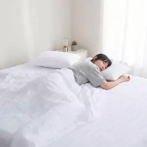 [골드스마일]시원한 인견 여름 홑이불 화이트 S SS 초경량 에어컨 침구 사계절