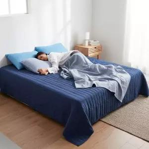 [골드스마일]시원한 여름 홑이불 그레이 S SS 사이즈 통기성 좋은 얇은 이불
