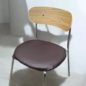 식탁의자 리폼 가죽 의자커버 브라운