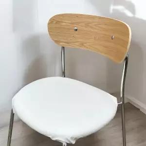 식탁의자 리폼 가죽 의자커버 화이트