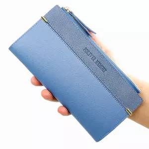 여성 장지갑 지퍼형 여학생 카드 지갑 Vla5+2KIL