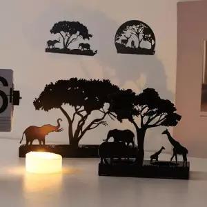 [하프클럽/셀러허브]인테리어 소품 장식 메탈 오브제 코끼리 사슴