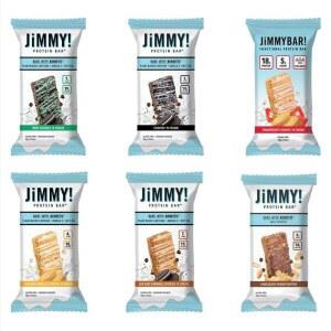 JiMMY 단백질 바 12 카운트 카페 강황이 함유된 고성능 에너지 저설탕 25g 고단백 버라이어티 팩 12ct