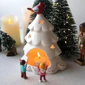 [하프클럽/셀러허브]인테리어소품 트리 촛대 미니 티라이트 홀더 1P