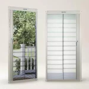 [에이치플러스몰]고급형 롤방충망 현관 자동문 화이바 글라스망 현관모기장