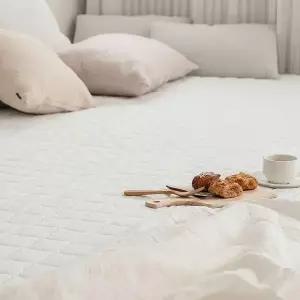 [에이치플러스몰]항균 마이크로 패밀리 침대패드 라텍스커버 킹매트리스커버