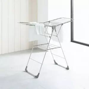 [에이치플러스몰]튼튼한 대형 이불 빨래건조대 접이식 실내 거치대 대용량 건조대