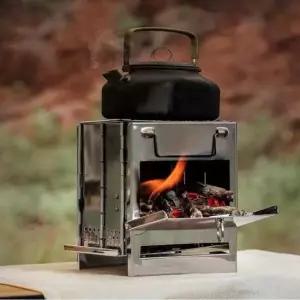 바베큐그릴 프리폼 접이식 사각난로 미니화목난로 불멍화로 대형