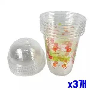bns 피크닉 패턴 플라스틱 테이크아웃컵 5P x3개