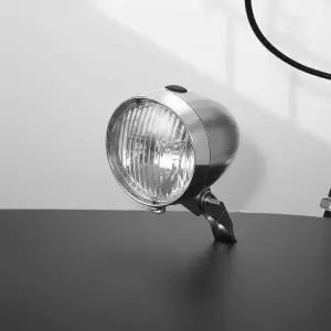 레트로 3구 LED 자전거 헤드라이트 생활방수 야간 안전 라이딩 등