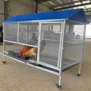 철제 이동식 닭장 시골 닭사육장 울타리 실외 대형견 하우스