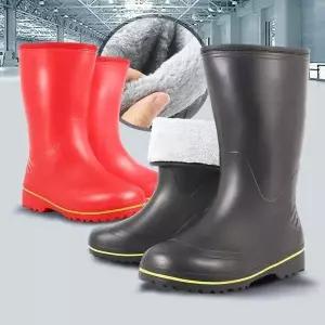 신조이방한 겨울 선상낚시 물장화 부츠 민물 바다 긴 주방장화