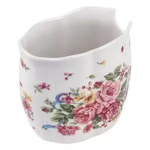 허니문 로즈 도자기 주걱통