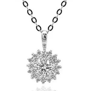 5부 모이사나이트 다이아몬드 다이아 목걸이 프로포즈 발렌티나 팬던트형