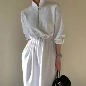 [하프클럽/셀러허브_여성트랜드패션]허리밴딩 롱원피스 니트원피스 원피스