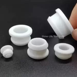 고무마개 파이프 배관 화이트 실리콘 고무 스냅온 45mm~506mm 와이어 케이블 보호용 속이 빈 구멍 콘센트