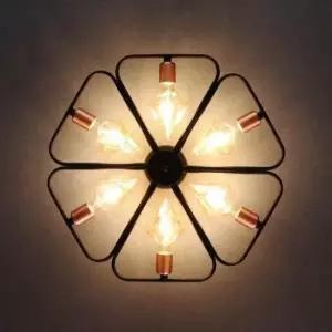 [데코] 직부등 17806-6 로이스 6등 블랙