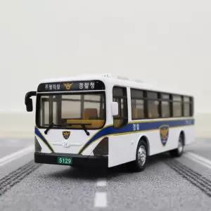 장난감버스 경찰 유치원 시내 버스 장난감 미니카 라이트 프릭션 사운드 작동 모형 자동차