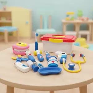 소프트 베이직 병원놀이 13종 의사놀이 말랑 청진기 주사기 치아모형 진료 역할 장난감