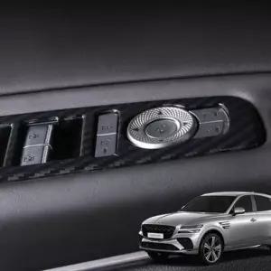 카본튜닝용품 제네시스 쿠페 튜닝 윈도우 스위치 카본 몰딩 GV80