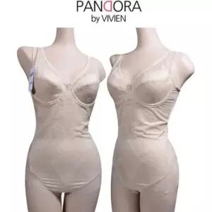 와이어올인원 (비비안)A컵 와이어 보정 플라워패턴 바디슈트 올인원