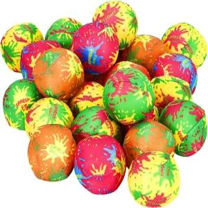 HFATMOS 24개 워터 스플래시 볼 플로트 미니 워터밤 흡수 벌크 비치 풀 파티 야외 게임 활동 선호