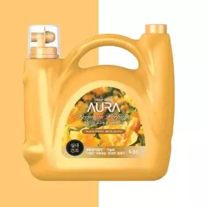 아우라 프리미엄 섬유유연제 페어앤프리지아향 5.5L 대용량