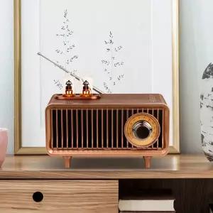 [아남]브리츠 레트로 블루투스 라디오 FM AM 탁상 인테리어 스피커