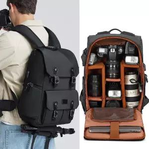 카메라 백팩 DSLr 삼각대 케이스 출사 여행용 장비 가방 미러리스 대형 사진기 (1)