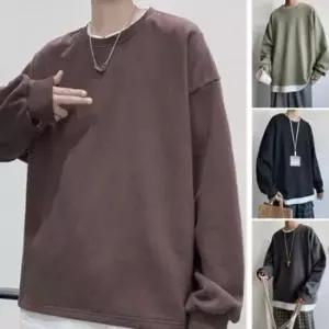 [의류] 라운드티셔츠 맨투맨 박스티 레이어드 오버핏