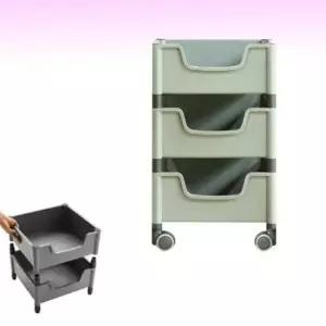 서랍형박스 트레이 소품 정리함 서랍형 박스 이동식 수납함 3단