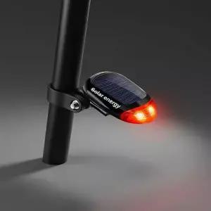 [콩심팥심]솔라 고휘도 LED 자전거 후미등 야간 안전 라이트 3모드 후방 점멸등