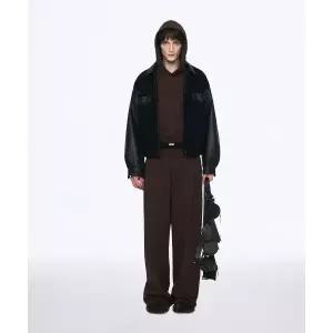 YUJI LOGO PATCH VARCITY JUMPER BLACK 2059338