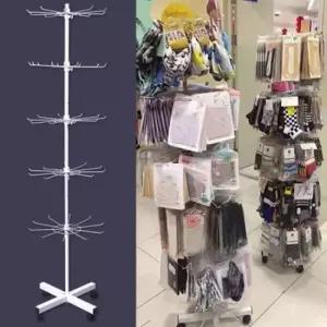 [JED] 회전형 앵글 악세사리 스탠드 스카프 행거 디스플레이 진열장 진열대
