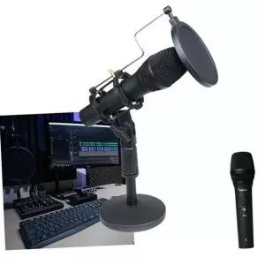 전문가용 유튜브 콘덴서 마이크 개인방송용 asmr 스탠드 마이크 3.5mm