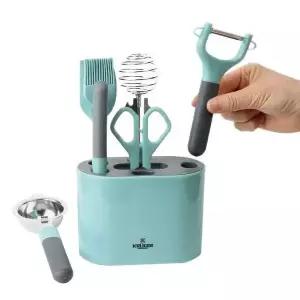 [RIZPICK]크루거 키친툴 거품기 감자칼 가위 8P 조리도구 세트 요리