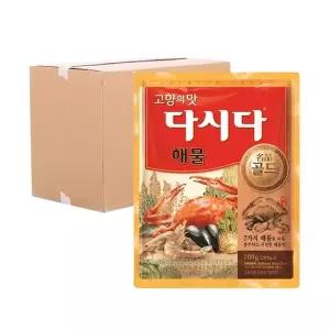 [박스] CJ 해물 다시다 명품골드 100g 40입