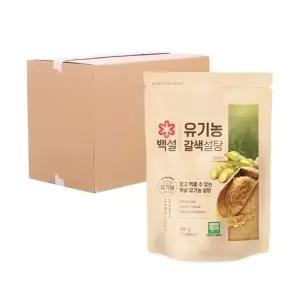 [박스] CJ 백설 유기농갈색설탕 400g 16입