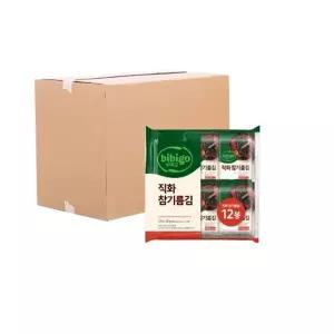 [박스] CJ 비비고 직화참기름김 12P 10입