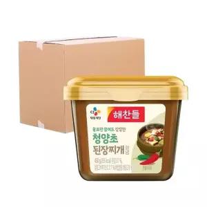 [CJ][박스] CJ 해찬들 그대로 끓여먹는 된장찌개양념(청양초) 450g 24입