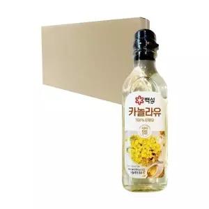 [CJ][박스] CJ 백설 카놀라유 라이트 500ml 12입