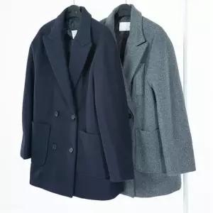 빅사이즈사랑해요 B274L011 퀼팅스티치울코트자켓 CM