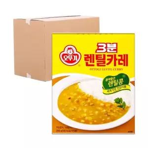 [박스] 오뚜기 3분 렌틸카레 200g 24입