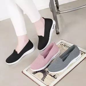 [옷자락]여자 봄여름 메쉬 통기성 경량 슬립온_P420134267