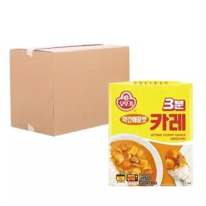 [박스] 오뚜기 3분카레 약간매운맛 200g 24입