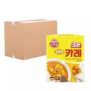 [박스] 오뚜기 3분카레 순한맛 200g 24입