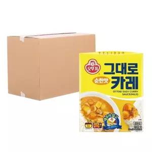 [박스] 오뚜기 3분 그대로카레 순한맛 200g 24입
