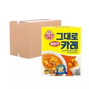 [박스] 오뚜기 3분 그대로카레 매운맛 200g 24입