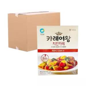 [박스] 청정원 카레여왕 치킨 160g 20입